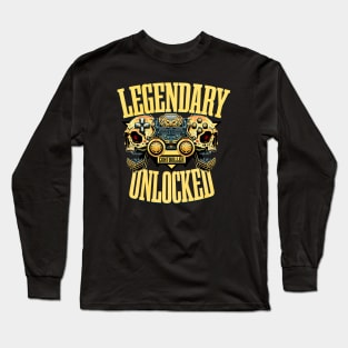 Legendary Unlocked -  Gold Game Controller Long Sleeve T-Shirt